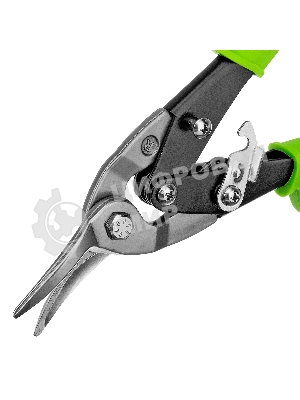 Ножницы по металлу Сибртех, 250 мм, правый рез, сталь С55,двухкомпонентные рукоятки