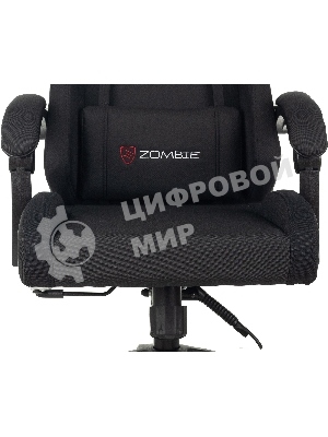 Кресло Бюрократ Zombie Predator Neo Black черный, экокожа, 120 кг, механизм качания