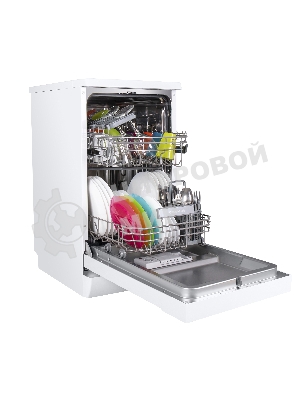 Посудомоечная машина Maunfeld MWF08S, белый, 44.8 см, 9 компл., 49 дБ, класс A+