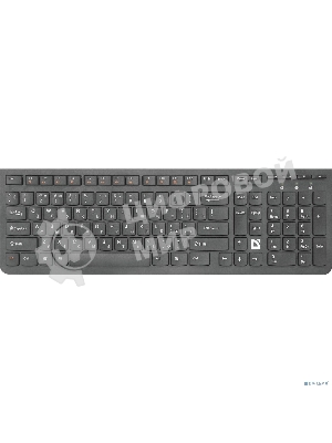 Клавиатура беспроводная Defender ULTRAMATE SM-535 RU USB, радиоканал, черный