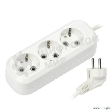Удлинитель Smartbuy SBE-16-3-07-Z 3 гнезда 7 метра 16А/3,5 кВт с заземлением ПВС 3х1мм2