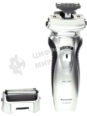Электробритва сетчатая Panasonic ES-RW30S реж.эл.:2 питан.:аккум. серебристый