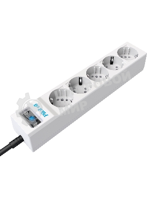Сетевой фильтр ZIS PILOT Surge protector Pilot SG5 5 outlets (GP), 10A/2.2kVt, automatic circuit-breaker, 5 m
