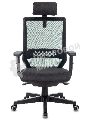 Кресло Бюрократ EXPERT TW-01 черный, сетка, подголовник