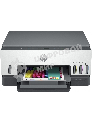 МФУ струйное HP Smart Tank 670, A4, цветной, печ. до 12 стр/мин., 4800x1200 dpi (печ.), 1200x1200 dpi (скан.), Bluetooth, USB Type-A, Wi-Fi