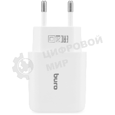 Сетевое зарядное устройство Buro BUWH1 15.5W 3.1A 2xUSB универсальное белый