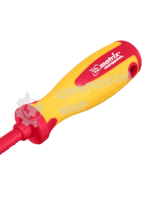 Отвертка Matrix Insulated, SL3,0 x 80 мм, CrMo, до 1000 В, двухкомп. рукоятка