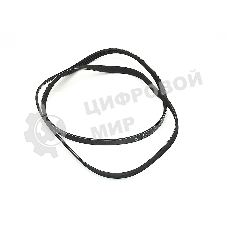 Ремень 1244 J5/1245 J5 для стиральной машины Indesit, Ariston, Whirlpool, Bauknecht черный 1244мм