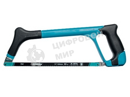 Ножовка Gross 77602 PIRANHA 300 мм по металлу трехкомпонентная металлопластиковая рамка