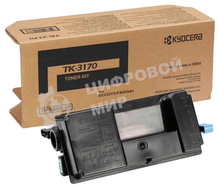Картридж лазерный Kyocera TK-3170 (1T02T80NL0/1T02T80NL1) черный для P3050DN/P3055DN/P3060DN 15500 стр.