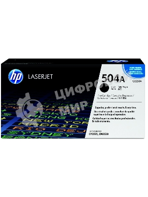 Картридж лазерный HP CE250A черный для CLJ CM3530/CP3525 5000 стр.