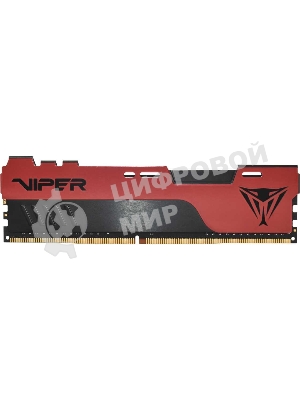 Оперативная память Patriot Viper Elite II, DDR4, 16GB (1x16 GB), 3200 MHz, CL18, DIMM, радиатор, красный, черный