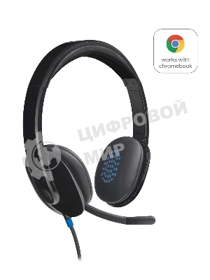 Гарнитура Logitech USB Headset H540 чёрный, проводная, USB