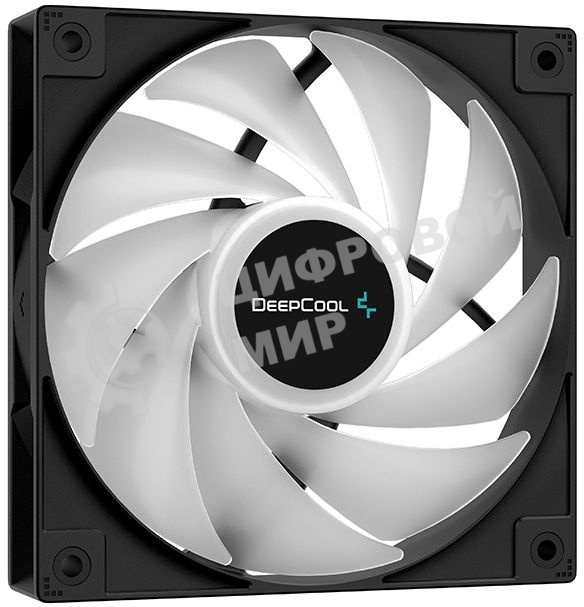 Кулер для процессора DEEPCOOL AG400 LED черный, 120 мм, алюминий/медь, 2000 об/мин, 31.6 дБ, 4 pin, 220 Вт, 150 мм