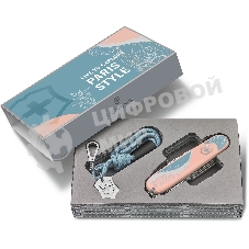 Нож перочинный Victorinox Companion Paris Style (1.3909.E221) 91мм 16функц. розовый с чехлом подар.коробка