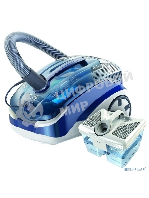 Моющий пылесос Thomas TWIN XT 788565, черный/синий, 325/1700 Вт, уборка влажная/сухая/сбор жидкости, пылесборник контейнер 2.6 л