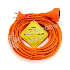 Удлинитель в бухте PowerCube 10А/2,2 кВт, 1 розетка, 20 м, оранжевый