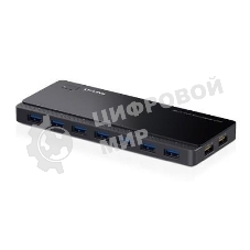 Сетевое оборудование TP-Link UH720 7 ports USB 3.0 Hub with 2 power charge ports (2.4A Max), Desktop, a 12V/4A Power Adapter included
