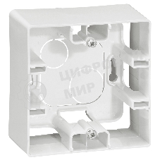 Коробка/накл. монтаж 1 пост ETIKA 