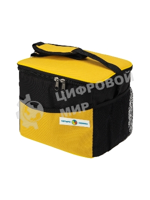 Сумка-холодильник ЧЕТЫРЕ СЕЗОНА 80-0282 объемом 10 л. (2 слоя утепления) с карманами