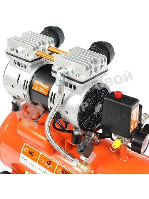 Компрессор поршневой безмасляный Patriot WO 24-260S, 260 л/мин, 8 бар, 1500 Вт, 24 л, быстросъемный 1/4