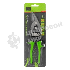 Ножницы по металлу Сибртех, 250 мм, правый рез, сталь С55,двухкомпонентные рукоятки