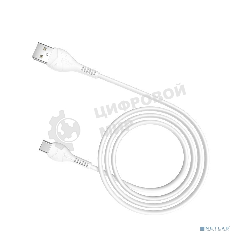 Кабель USB Type-C/HOCO HC-10512 X37/1m/2.4A/White