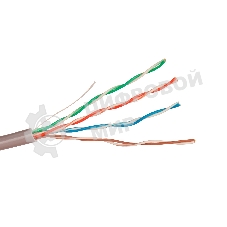 Кабель UTP 4 пары кат.5e Exegate медь, 305м pullbox, серый