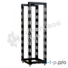 Стойка телеком. универсальная 47U двухрамная, черный (СТК-47.2-9005)