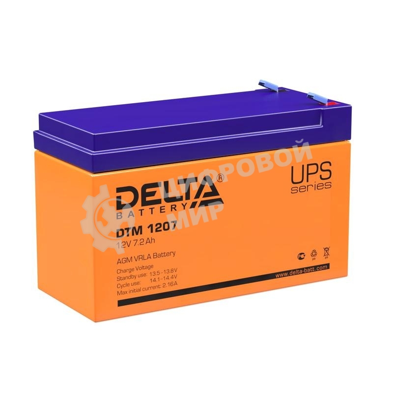 Батарея для ИБП Delta DTM 1207 (12V, 7.2Ah)