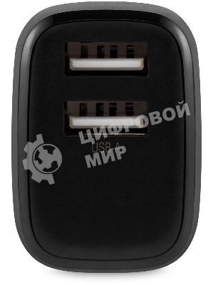 Сетевое зарядное устройство Buro BUWH1 15.5W 3.1A 2xUSB универсальное черный