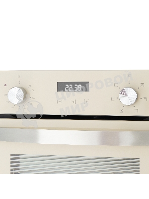 Шкаф духовой электрический Maunfeld EOEM516BG, 45 см, 51 л, бежевый, встраиваемый
