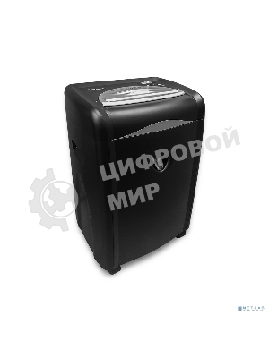 Шредер ГЕЛЕОС УМ30-2 (DIN P-2) фрагмент 5,8мм, 22 листа (70гр./м²), 30 литров, Уничт.скобы,скрепки,пл.карты,CD