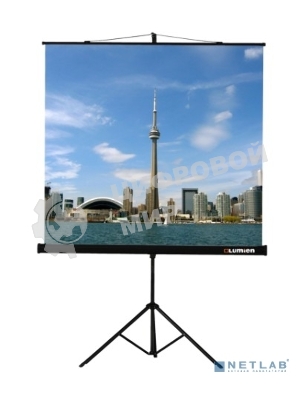 Экран на штативе Lumien Eco View 153x203см (раб.область147х197 см) Matte White с возможностью настенного крепления 4:3