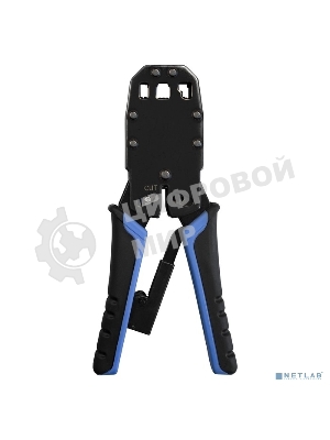 Инструмент ExeGate EX293155RUS EX-T2008R для обжима RJ-45, RJ-11/12 с храповым механизмом (прямой ход обжимки)