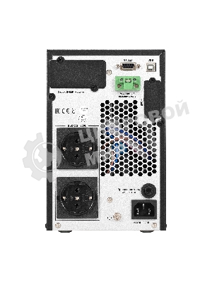 Источник бесперебойного питания On-line ExeGate PowerExpert TL-1000.LCD.AVR.2SH.USB.RS232.SNMP 1000VA/1000W, On-Line, PF=1, LCD, 2*Schuko, RS232, USB, SNMP-slot, встроенные батареи 12V 7.2Ah - 2шт, Tower, металлический корпус, черный