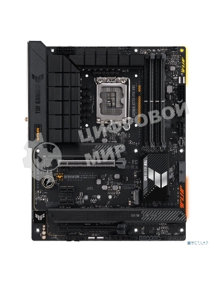 Материнская плата ASUS TUF GAMING H770-PRO WIFI, LGA 1700, Intel H770, 4xDDR5, 4xSATA, 4xM.2, 1xPCIe 5.0 x16, 1xPCIe 4.0 x4, 2xUSB-A 3.2 Gen 2, 4xUSB-A 3.2 Gen 1, 1xUSB-C 3.2 Gen 2x2, 1x2.5Gb LAN, 5x3.5 мм, 7.1, Standard-ATX