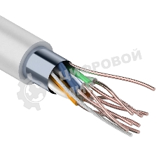 Кабель FTP PROconnect 4PR 24AWG, CCA, cat.5e, PVC, серый, бухта 50 м