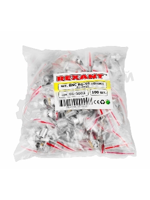 Разъем Rexant штекер BNC RG-59 обжим