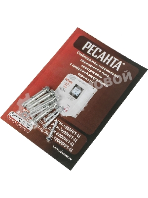 Стабилизатор напряжения Ресанта АСН-8 000 Н/1-Ц 63/6/17 Стабилизатор Lux 220В±8%, Габ. 305х190х360, Вес 15кг