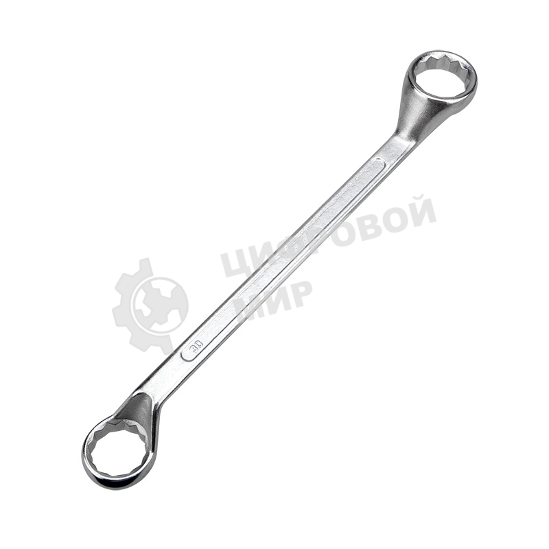 Ключ накидной коленчатый Rexant 30х32 мм, хром