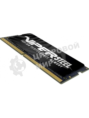 Оперативная память Patriot Viper Steel, DDR4, 8GB (1x8GB), 3200MHz, CL22, с радиатором, черный, SO-DIMM