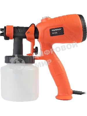 Краскопульт электрический PATRIOT SG 400, 400Вт, 500 мл/мин., Сопло: 2,5 мм.