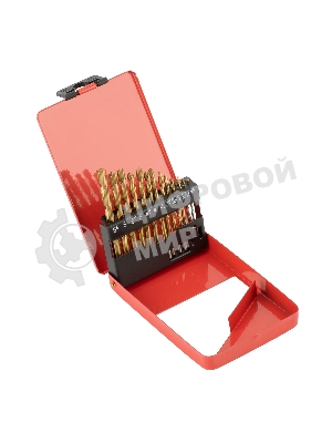 Набор Matrix нитридтитан. сверл по металлу, 1,5-6,5мм, НSS,13 шт.