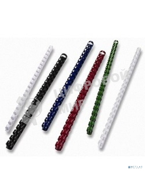 Пружины для переплета пластиковые Office Kit d=10 мм 51-70 лист A4 белый (100 шт) BP2021