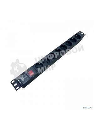 Блок распределения питания NTSS NTSS-PDU-DA1015 гор.размещ. 8x базовые 10A C14