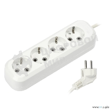 Удлинитель Smartbuy SBE-16-4-05-Z 4 гнезда 5 метра 16А/3,5 кВт с заземлением ПВС 3х1мм2