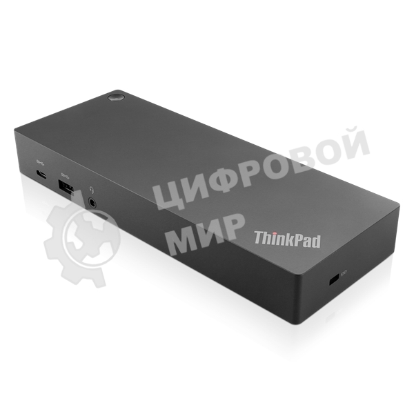 Док-станция Lenovo ThinkPad Hybrid USB-C with USB-A (2x DP, 2x HDMI, 3x USB A 3.1 Gen 2, 2x USB 2.0 1x USB Type-C, 1x RJ-45, 1x Combo Audio Jack 3.5mm/Kensington Lock, USB-C cable with USB-C to USB-A dongle/Up to 2 ext monitors (40AF0135EU)