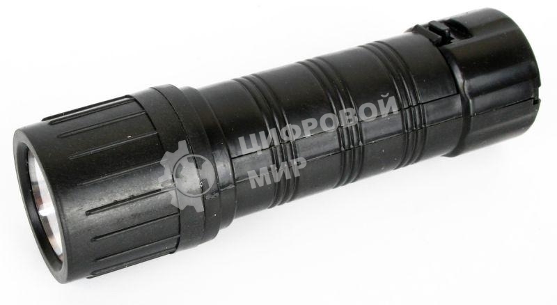 Фонарь 7102-ТН (черн. 1LED 1 реж 2XR03; блист-пакет) Ultraflash 11788