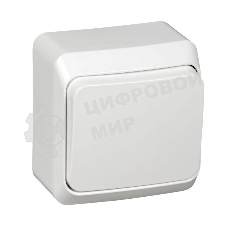 Выключатель 1-кл. ОП Этюд 10А IP20 белый SchE BA10-001B